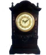 Wooden Carraige Desk Clock - 41.5cm High