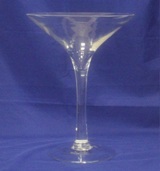 Footed Glass Candle Holder 23cm * 26cm Diameter