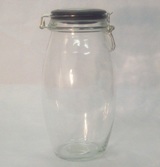 Hermetic Glass Storage Jar & Lid 1.9 Litre - 25cm (Height)
