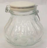 Hermetic Glass Storage Jar & Lid 1500ml - 16cm (Height)