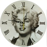 Marilyn Manroe Round Wall Clock - 29cm