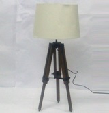 Wood Table Lamp - 81cm