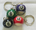 Keychain - Snooker Assorted Single