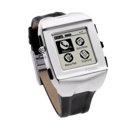 Fossil FX2008: palm + wristwatch