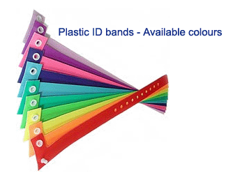 Plastic ID Bracelet - Customize it!!