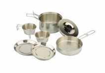 Cookset 2 person Stainless Steel