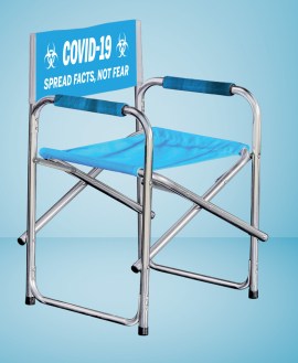 Covid-19 Branded Directors Chair - Min 5 units