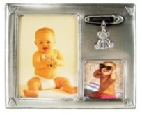 Pewter photo frame - Baby