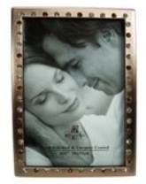 Copper Plated Picture Frame - Muti Coloured Crystals (4 * 6 inch