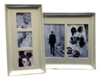 Silver Plated Photo Frame - 2 Windows