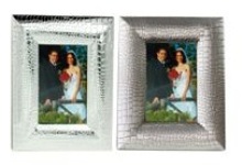 Silver Plated croc Skin Picture Frame (4 * 6 inch)