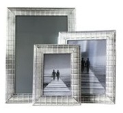Pewter Block Design Picture Frame (6 * 8 inch)