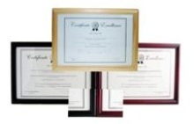 Black Wood Picture Frame - Certificate