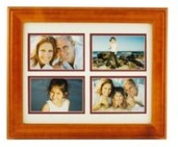 Wooden Photo Frame with Insert - 4 Windows (4 * 6 inch)