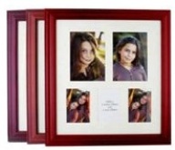 Matt Inlay Wooden Photo Frame - 5 windows - Available in Rosewoo