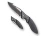 FOLDING DAMASCUS STEEL KNIFE with nylon pouch (21.5CM)