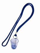 Shooter Glass with lanyard  - Min Order 100 units