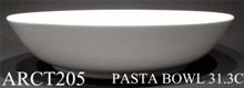 91517 Arctic White Pasta Bowl 31.3C - Min Orders Apply