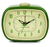 Retro Alarm Clock - Green - Min Order: 4 units