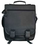 Upright koskin expandable conference bag