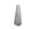 Large Aluminium Vase \"Pyramid\"