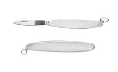 Stainless Steel Flat  Knife With Sharp Blade Box  (14Cm Open)