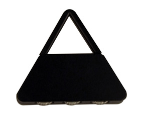 Triangular Combination Lock Black (4.5X4.5Cm)