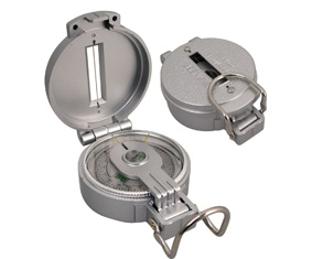 Silver Plastic Engingers Compass