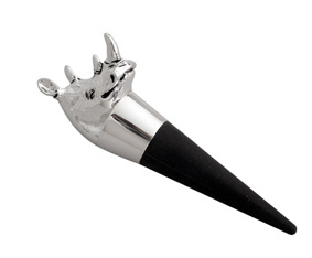 Mss And Black Bottle Stopper \'Rhino \' N