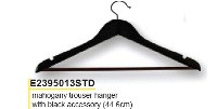 Mahogany Trouser Hanger With Non Slip Bar And Slv Accessories