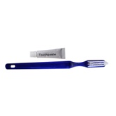 Dental Kit/Blue Toothbrush, 3G Toothpaste In Poly Bag-Min Order