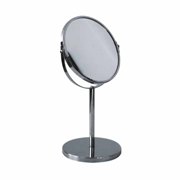 Chrome Pedestal Mirror With 3X Magnification (20Cm X 21Cm)
