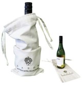 Natural Cotton Wine Bag - Size: 380mm x 160mm - Min Order: 100 u