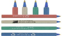 Recycled Paper Eco Pen - Plain - Min Order: 250 units