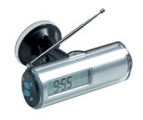 Shower Clock Radio, with thermometer - Splash Resistant