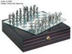 Pewter Chess Set (Warriors)