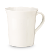 Wide Lip Coffee Mug - White