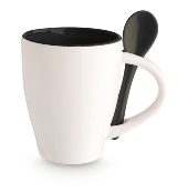 Mug 'n Spoon - Black