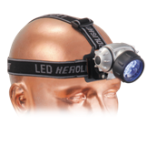 Camping LED Head Lite - Black
