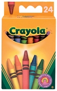 24 Asst Crayola Crayons - Min Order: 6 units