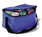 Nylon cooler bag for 6 cans