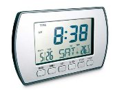 Mirror LCD alarm clock