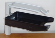 Combination Tel Stand/Letter Tray with Clamp Fix - Grey