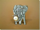 Elephant Desk Clock  - African Theme