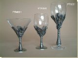 Palm Tree Martini glass - African Theme