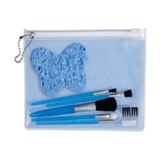 Make up set in pvc pouch - Available in: Blue , Baby Pink