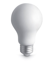 Anti-stress in light bulb shape. PU material.