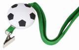 Soccer Stressball with Lanyard [Green]