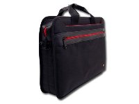 Prestigio Notebook Bag - 15.4\" - Briefcase- Black and Red  - 24