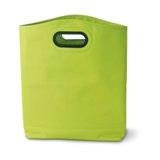 Shopping bag with oval PVC handle - 600D polyester -Available in